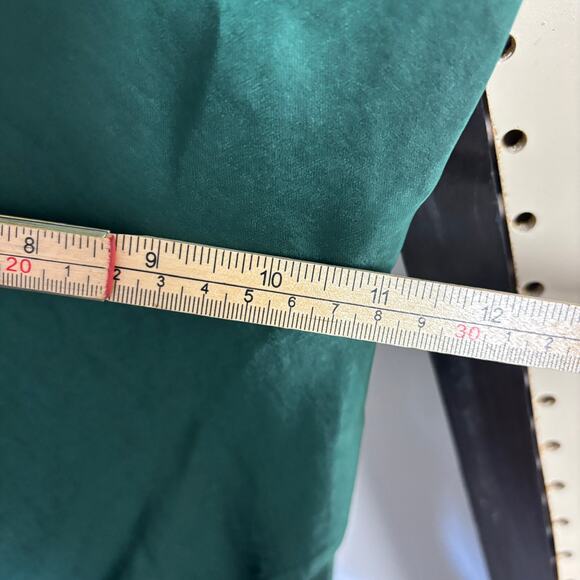 NWT Saints + Secrets Emerald Green Satin Front Slit Twist Back Midi Dress XS - Picture 6 of 7